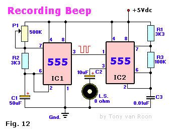 555 Recorder Beep